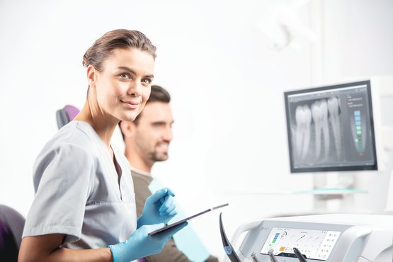 Dentsply Sirona Axano Behandlungseinheit Therapieworkflow