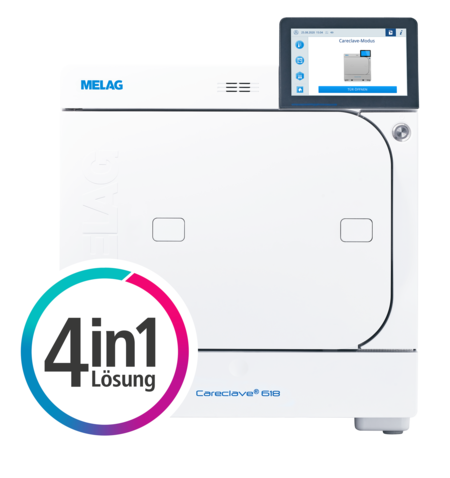 Reinigung, Desinfektion, Pflege, Sterilisation, Dokumentation und Freigabe in einem Gerät.
