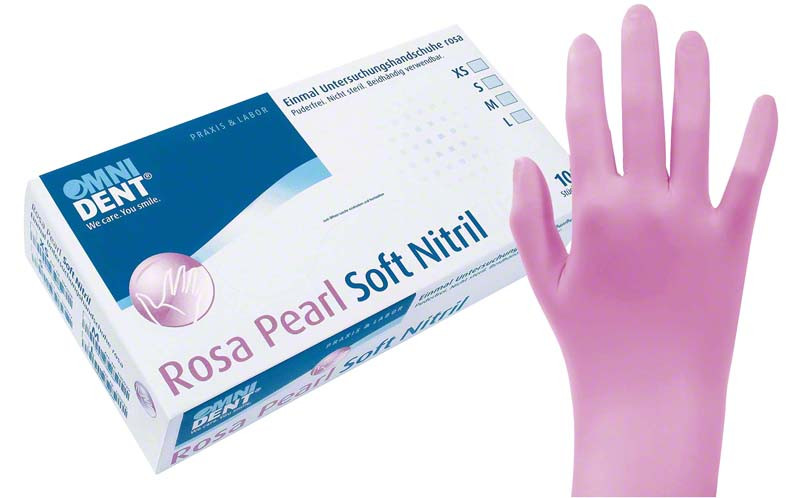 Lastig Vleien Sitcom Rosa Pearl Soft Nitril | Handschoenen Latexvrij, niet steriel | Handschoenen  | Praktijk | dental bauer Online-Shop