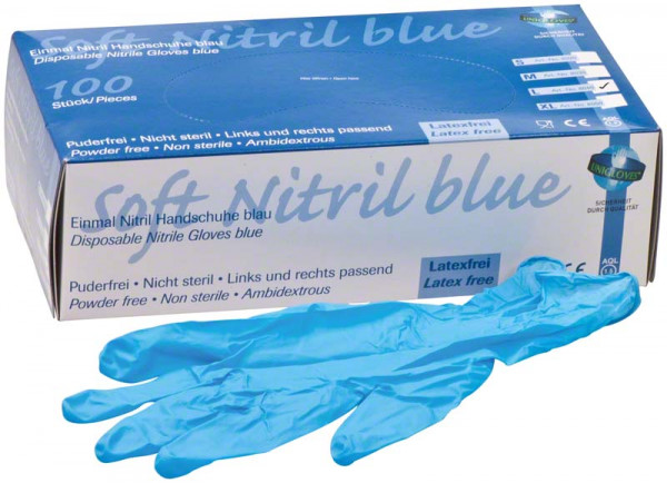 Lengtegraad Boren hypotheek Soft Nitril Blue nitril handschoenen | Handschoenen Latexvrij, niet steriel  | Handschoenen | Praktijk | dental bauer Online-Shop